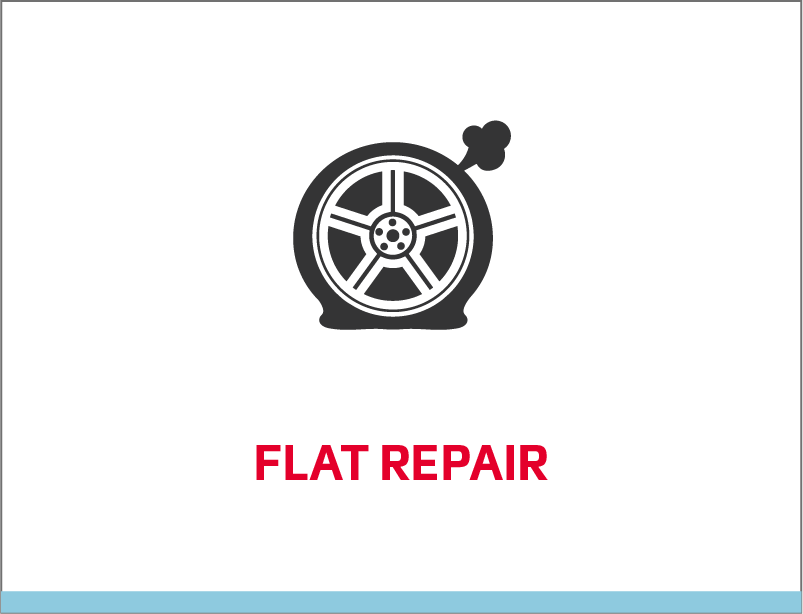 Schedule an Flat Repair Today!